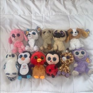 Set of 11 ULTRA RARE beanie boos!!!